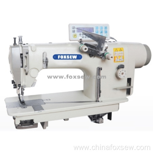 Direct Drive Top and Bottom Feed Chain Stitch Sewing Machine